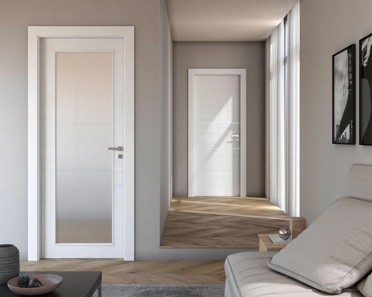 Porta interna V11 — Sfinestrate