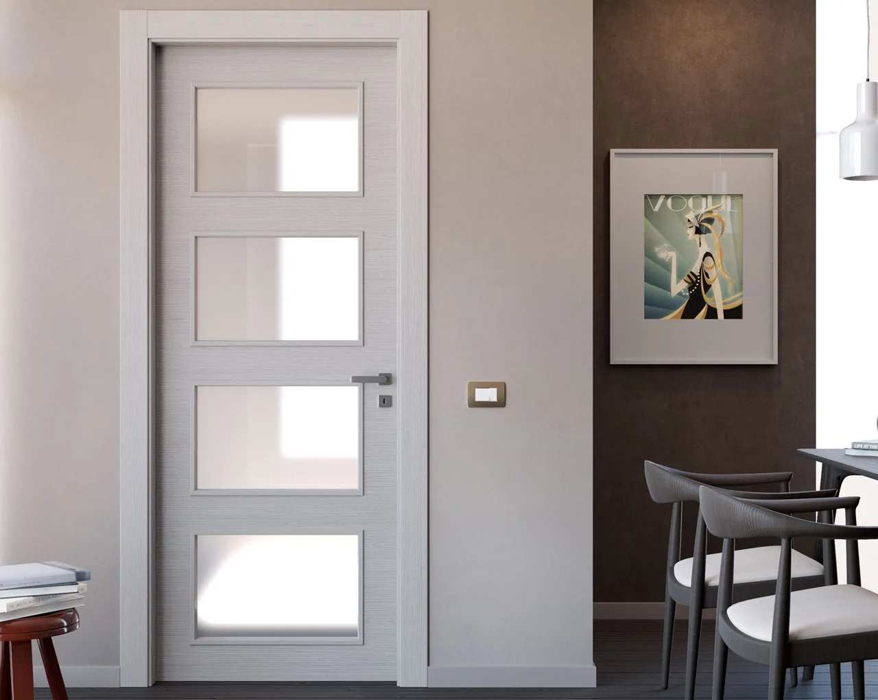 Porta interna V41 — Sfinestrate