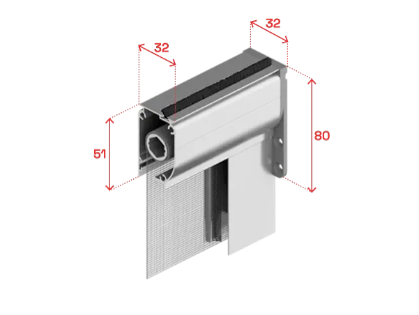 Cassonetto da 32 mm (disponibile su richiesta) e piastra singola – Bikitver